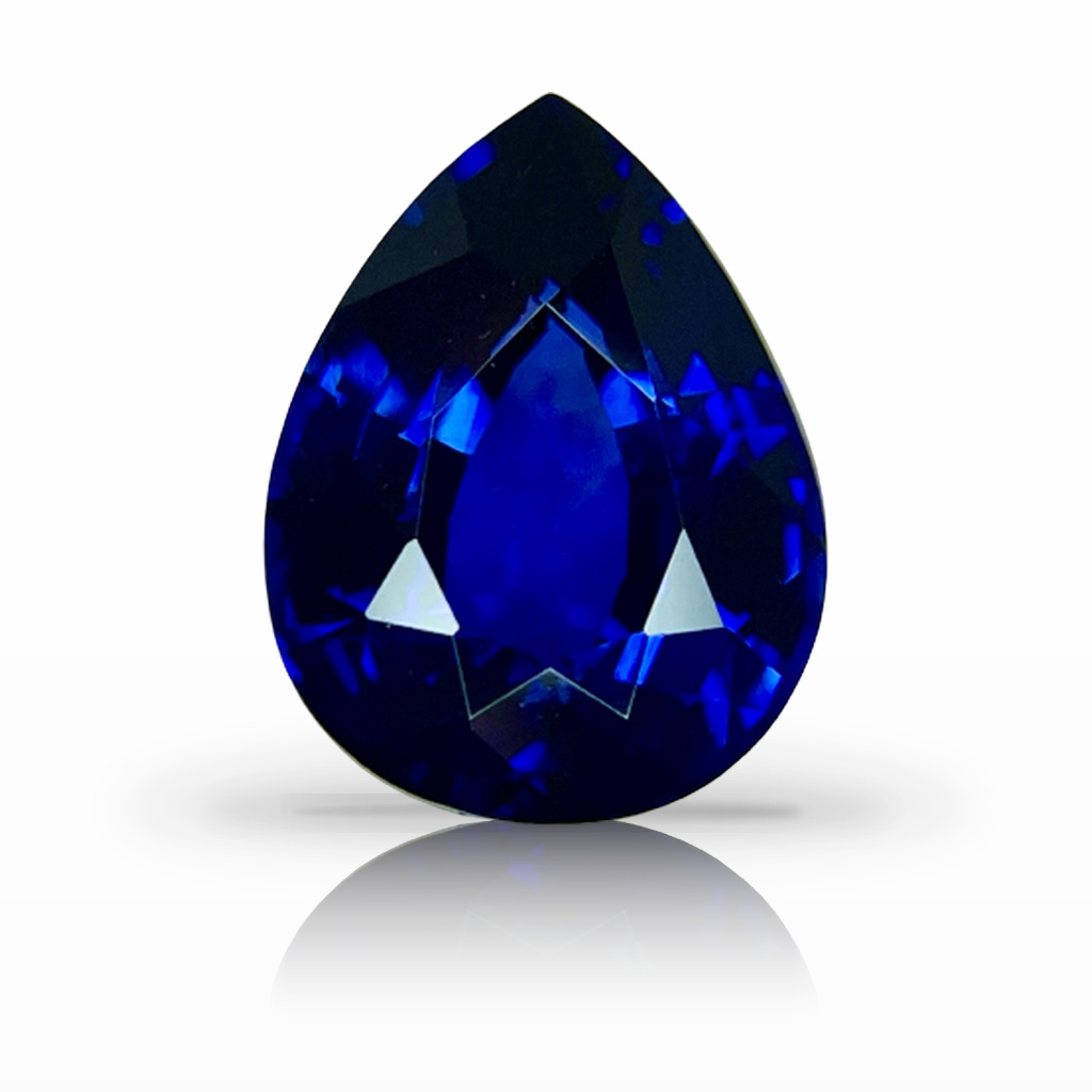 3.37ct Sapphire, Pear Shape, Blue gemstone, 10.5 x 8.2MM, item #5359