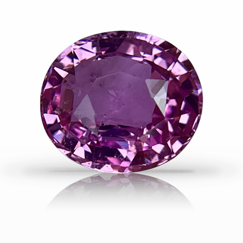 2.02ct Sapphire, Oval, Pink, No Heat gemstone, 8.2 x 7.3MM, item #5395