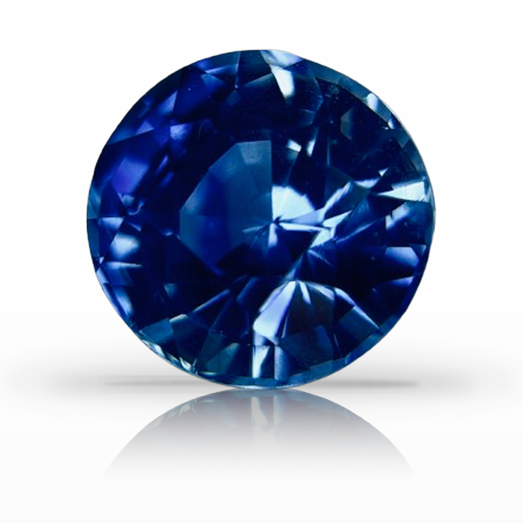3.06ct Sapphire, Round, Blue, No Heat, 8.5MM gemstone, 8.5MM, item #5397