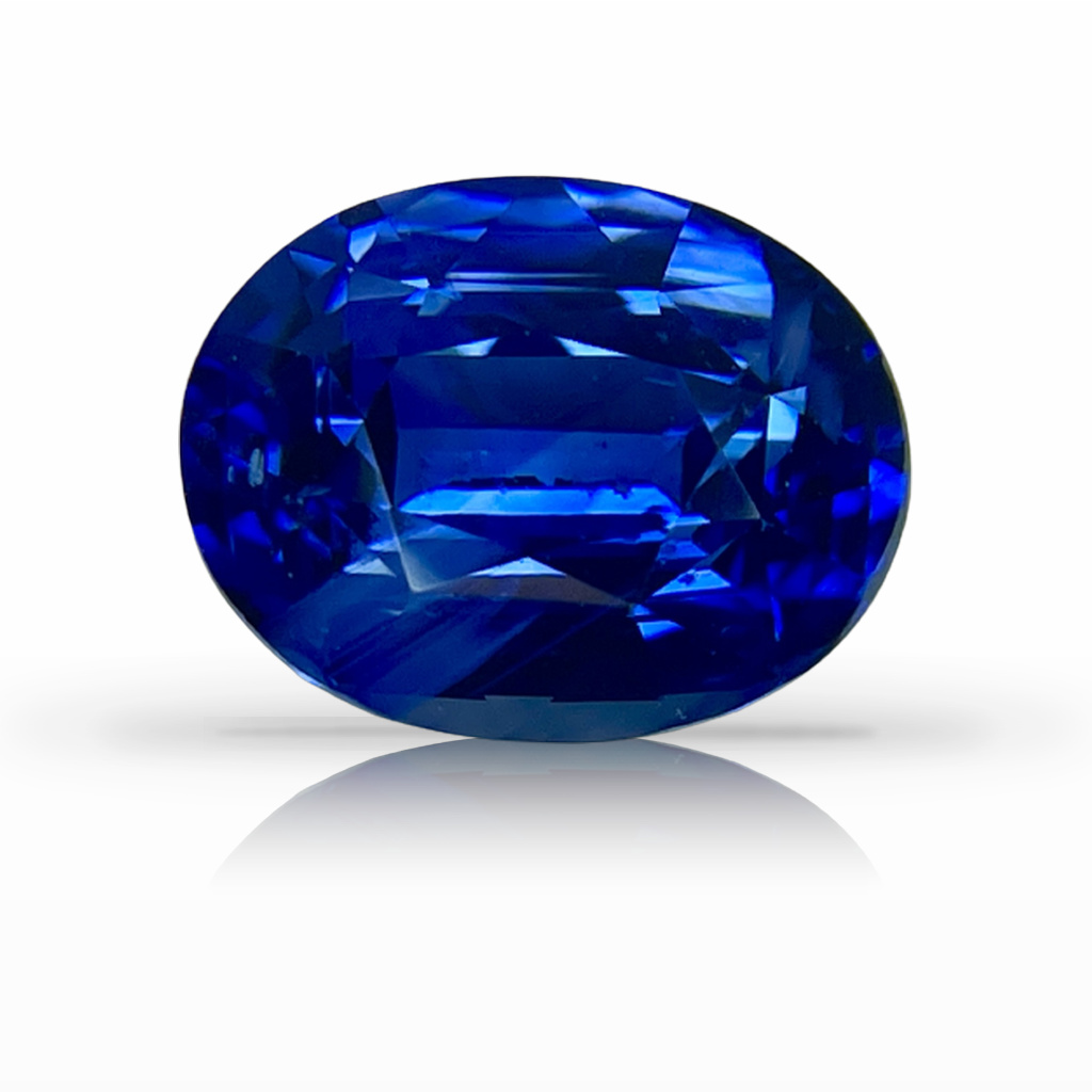 4.53ct Sapphire, Oval, Blue gemstone, 10.8 x 8.4MM, item #5413