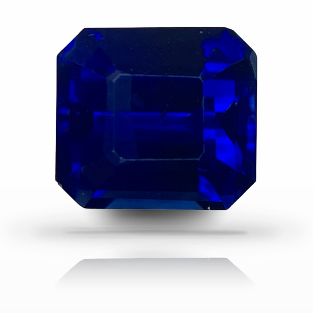 2.50ct Sapphire, Emerald Cut, Blue gemstone, 8.3 x 6.9MM, item #5415