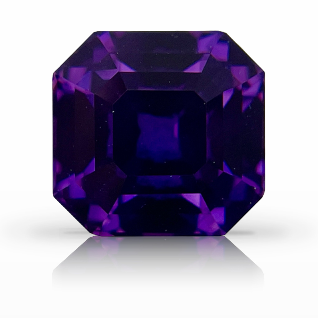 10.22ct Sapphire, Asscher, Purple gemstone, 11.3 x 10.9MM, item #5449