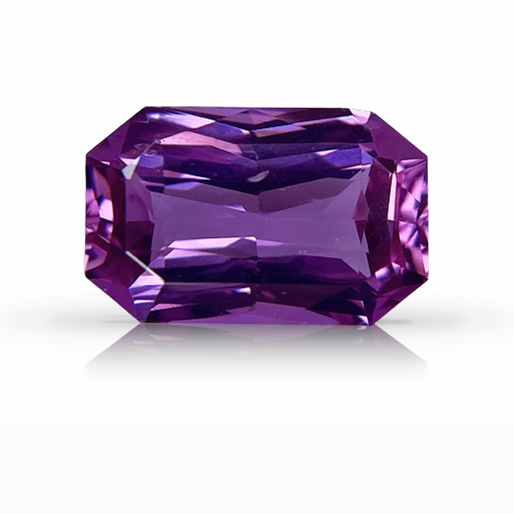 3.00ct Sapphire, Radiant Cut, Pink, No Heat gemstone, 10.2 x 6.5MM, item #5474