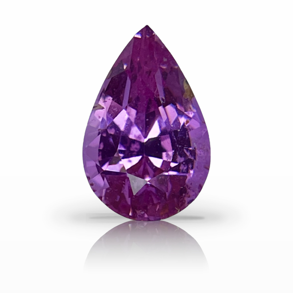 2.08ct Sapphire, Pear Shape, Pink, No Heat gemstone, 9.7 x 6.3MM, item #5475