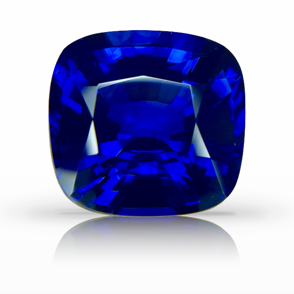 16.45ct Sapphire, Cushion, Blue gemstone, 15.2 x 14.4MM, item #5496