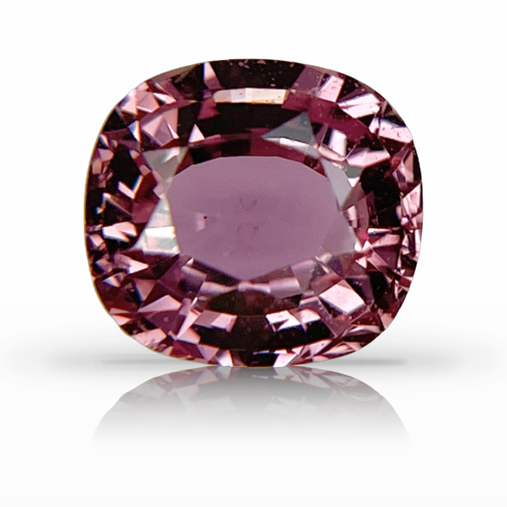 1.87ct Padparadscha, Cushion, Peach gemstone, 7.5 x 6.8MM, item #5507