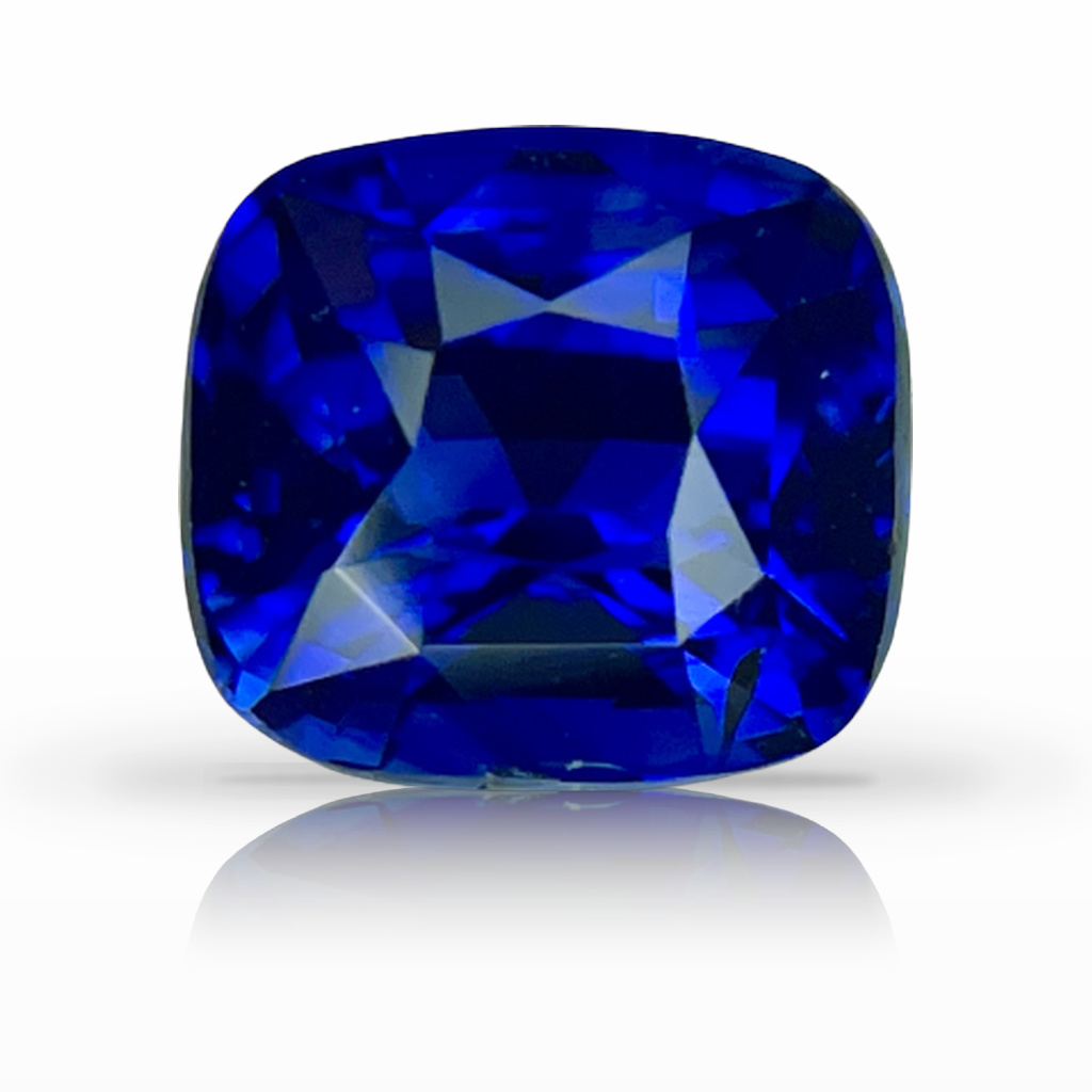 2.01ct Sapphire, Cushion, Blue gemstone, 7.1 x 6.5MM, item #5535