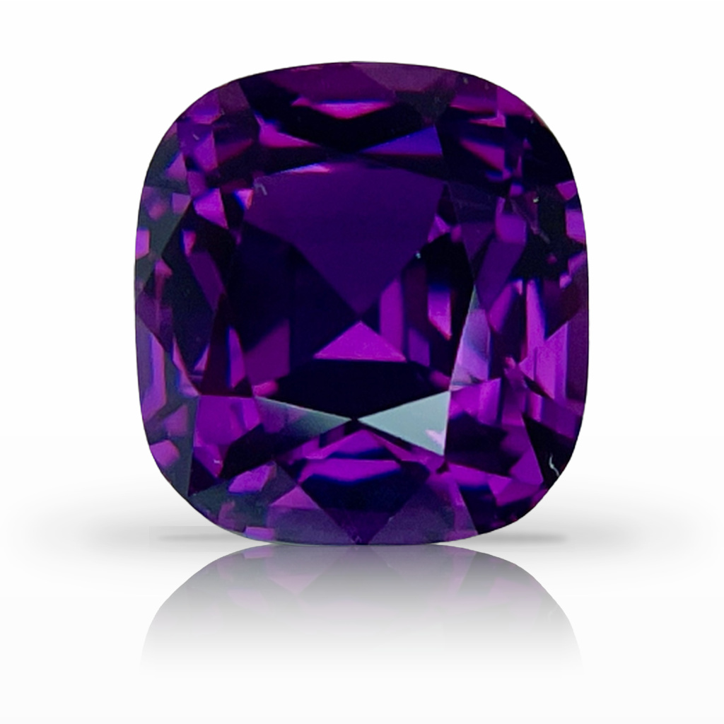 5.63ct Sapphire, Cushion, Purple gemstone, 9.6 x 8.9MM, item #5538