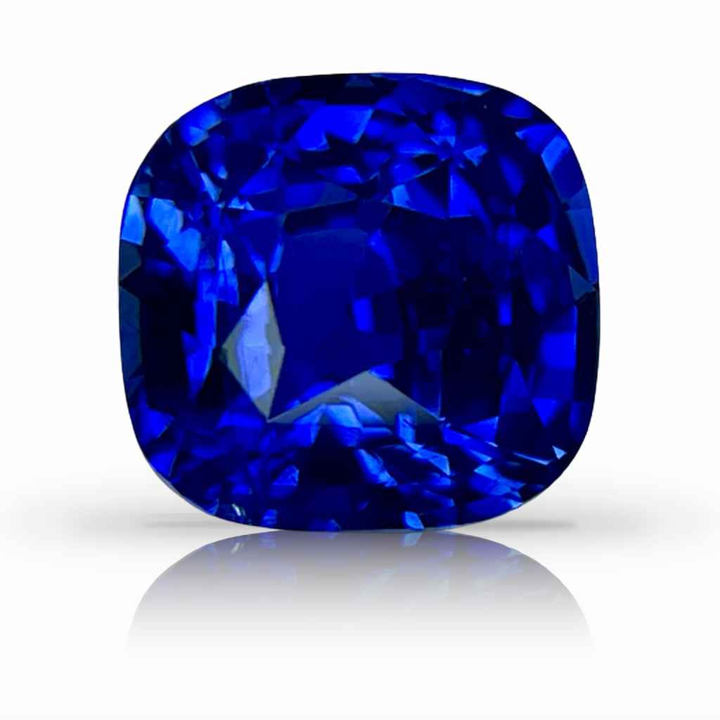 5.52ct Sapphire, Cushion, Blue gemstone, 9.4 x 9.1MM, item #5542