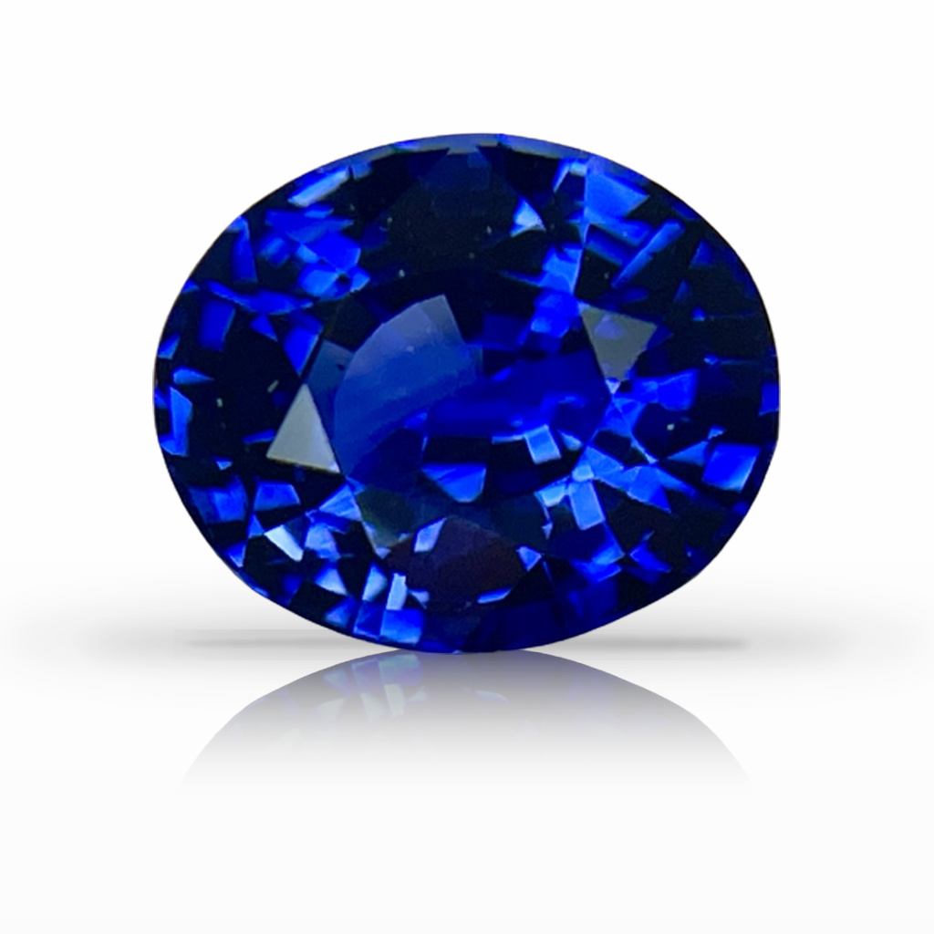 2.03ct Sapphire, Oval, Blue, No Heat gemstone, 8.1 x 6.8MM, item #5545