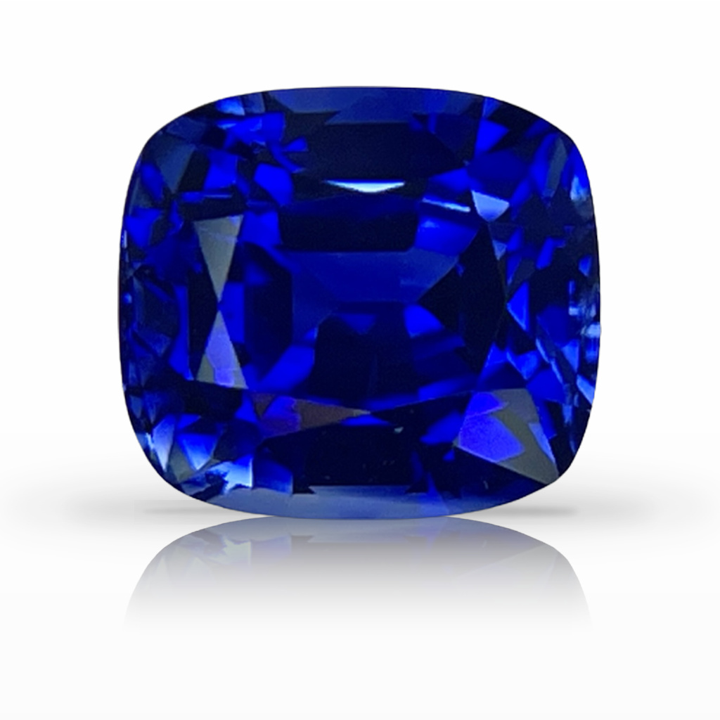2.73ct Sapphire, Cushion, Blue gemstone, 7.4 x 6.8MM, item #5548