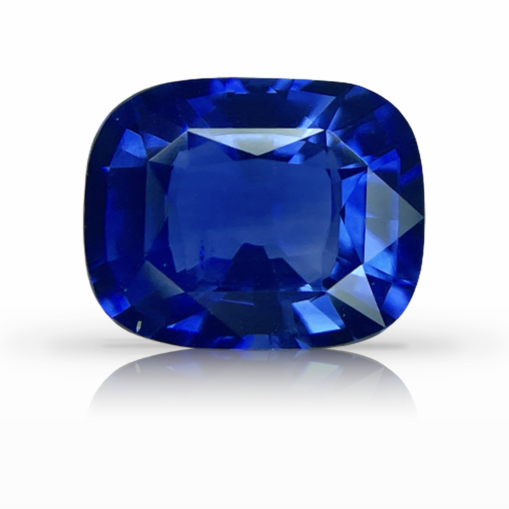 3.08ct Sapphire, Cushion, Blue gemstone, 9.3 x 7.5MM, item #5638