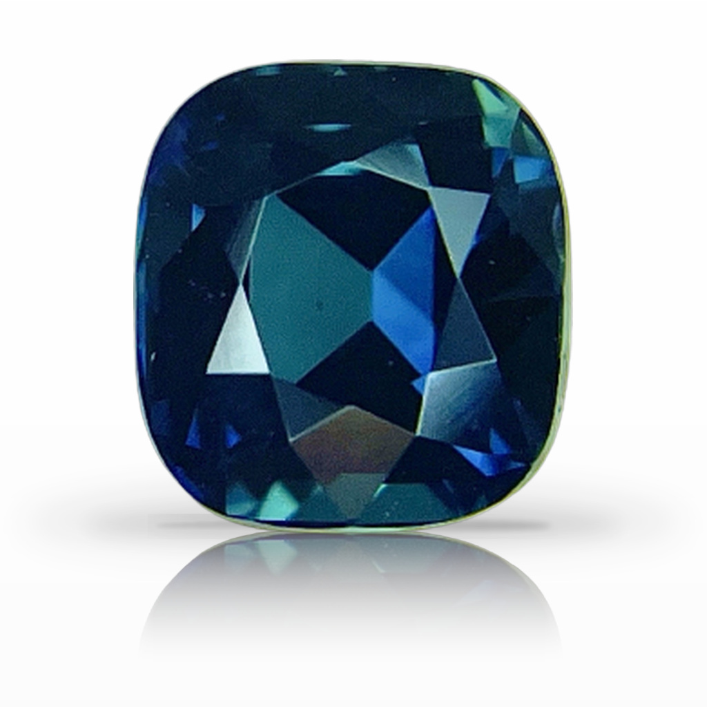 2.08ct Sapphire, Cushion, Green gemstone, 7 x 6.4MM, item #5663