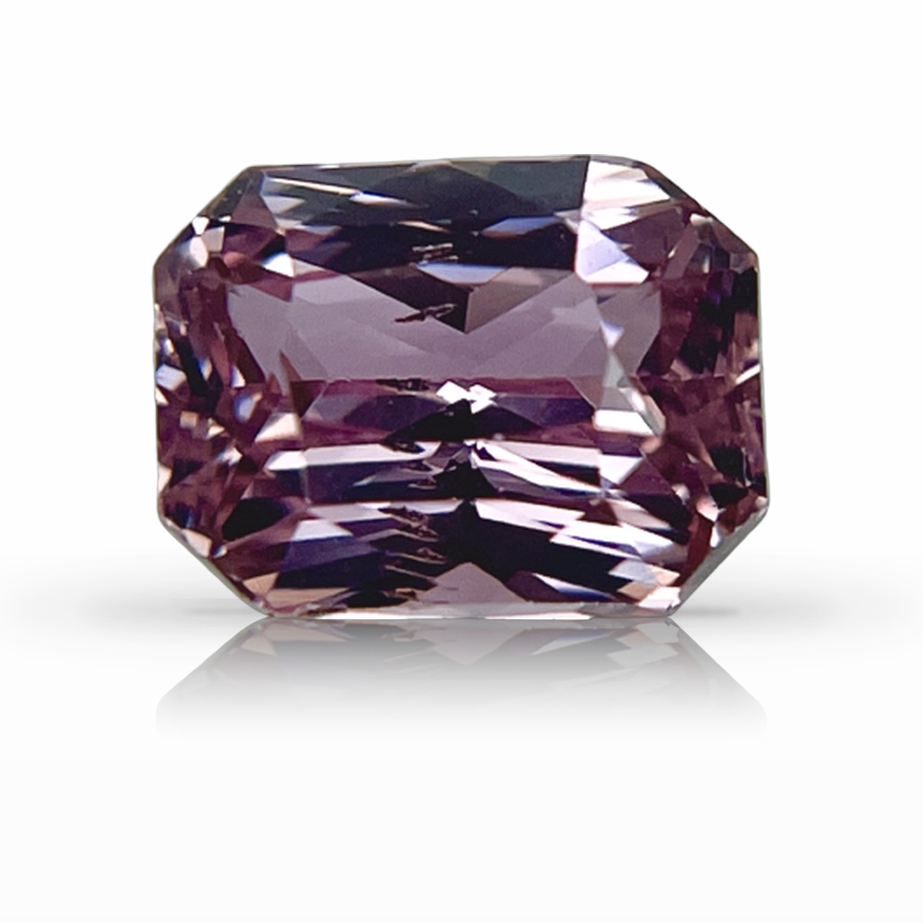 1.64ct Padparadscha, Radiant Cut, Peach gemstone, 7.1 x 5.4MM, item #5680