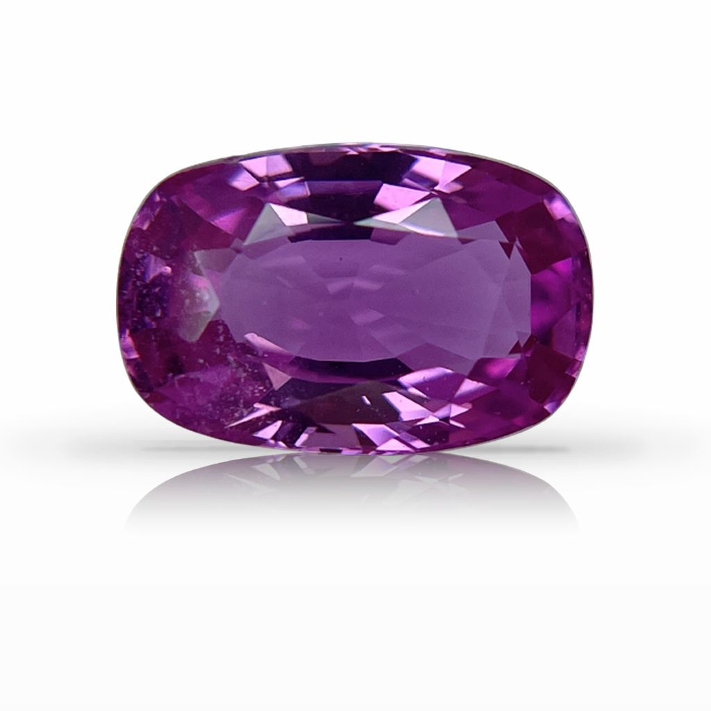 4.19ct Sapphire, Cushion, Pink gemstone, 11.4 x 7.5MM, item #5681