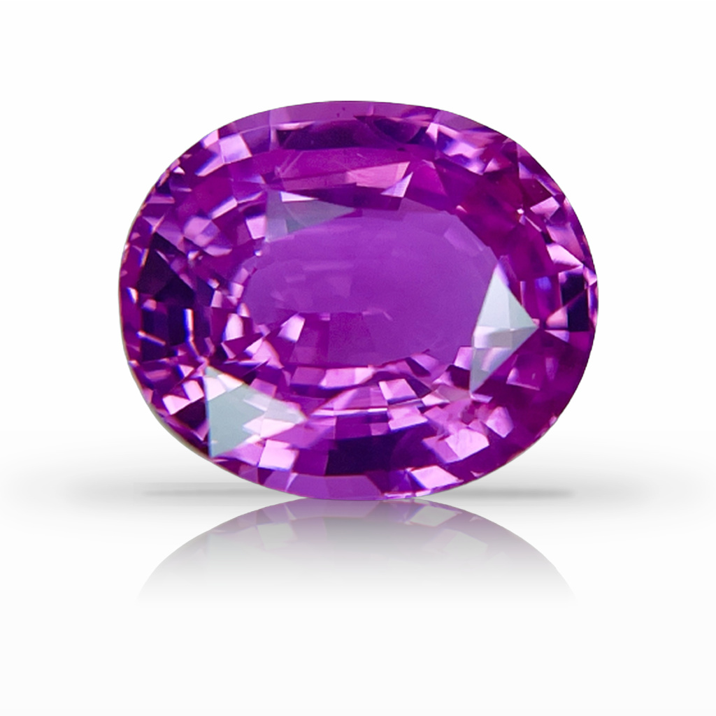3.62ct Sapphire, Oval, Pink gemstone, 9.6 x 8MM, item #5690