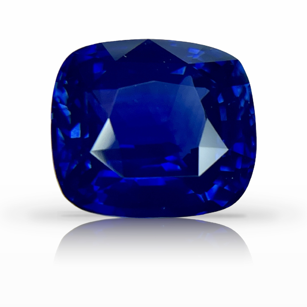6.53ct Sapphire, Cushion, Blue gemstone, 10.8 x 9.7MM, item #5695