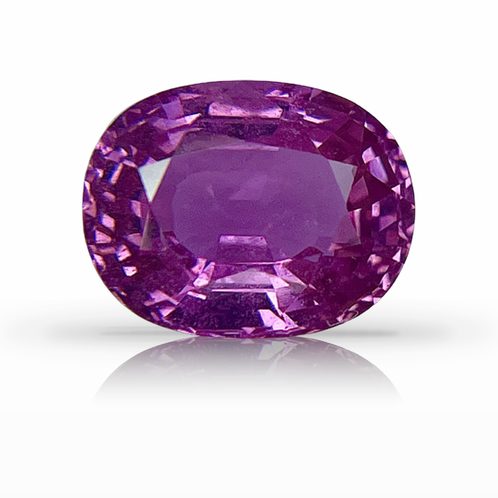 3.13ct Sapphire, Cushion, Pink gemstone, 9.6 x 7.5MM, item #5704