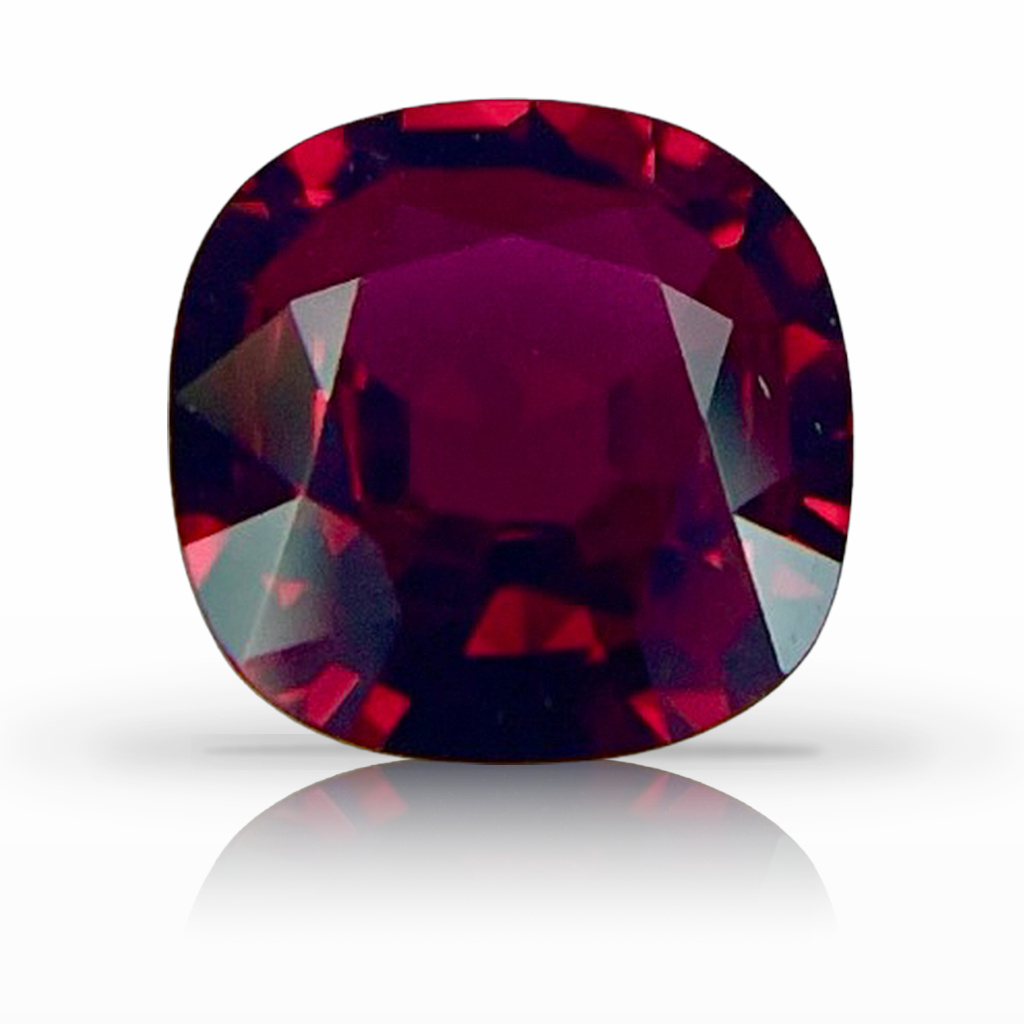 1.11ct Ruby, Cushion, Red gemstone, 6.5MM, item #5719