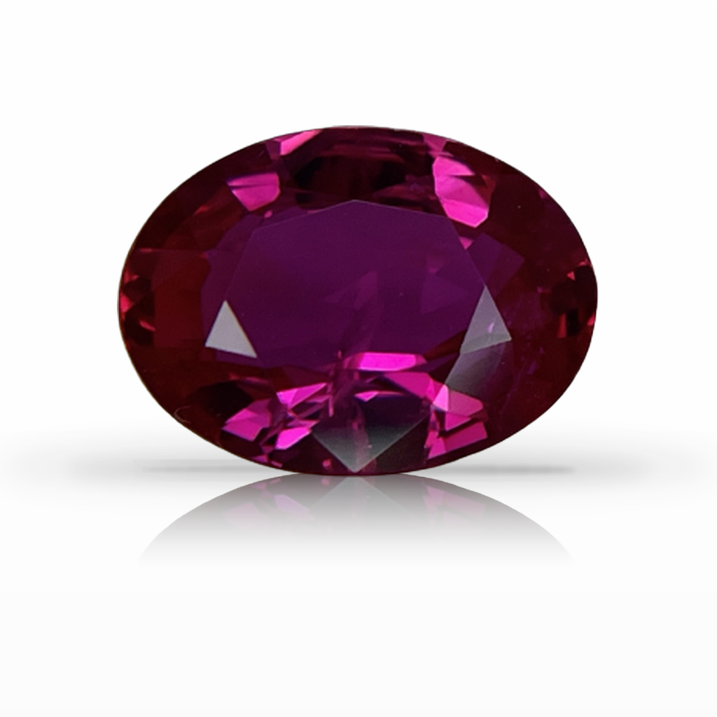 2.34ct Ruby, Oval, Red, Mozambique gemstone, 9.8 x 7.4MM, item #5723
