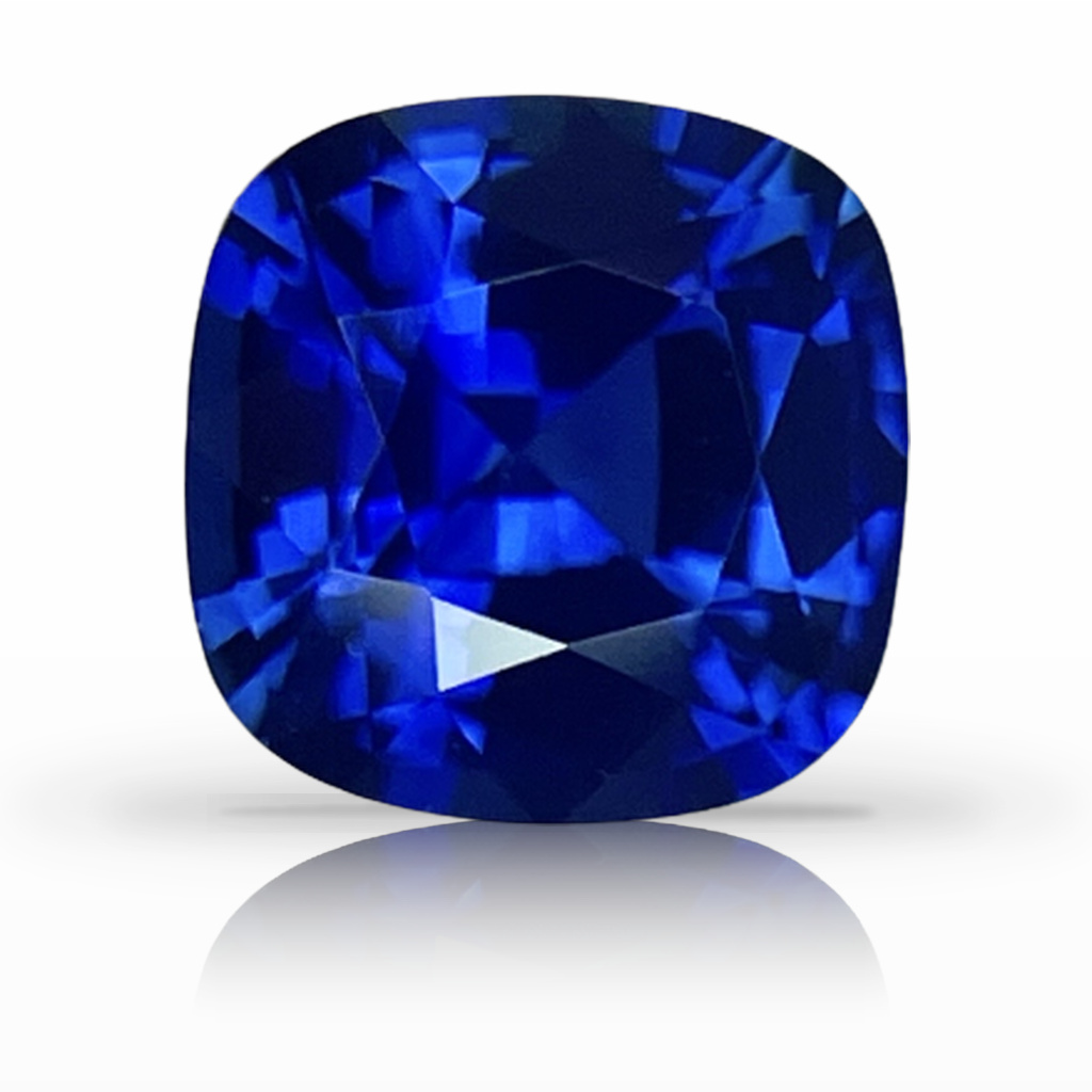 1.58ct Sapphire, Cushion, Blue gemstone, 6.8MM, item #5750