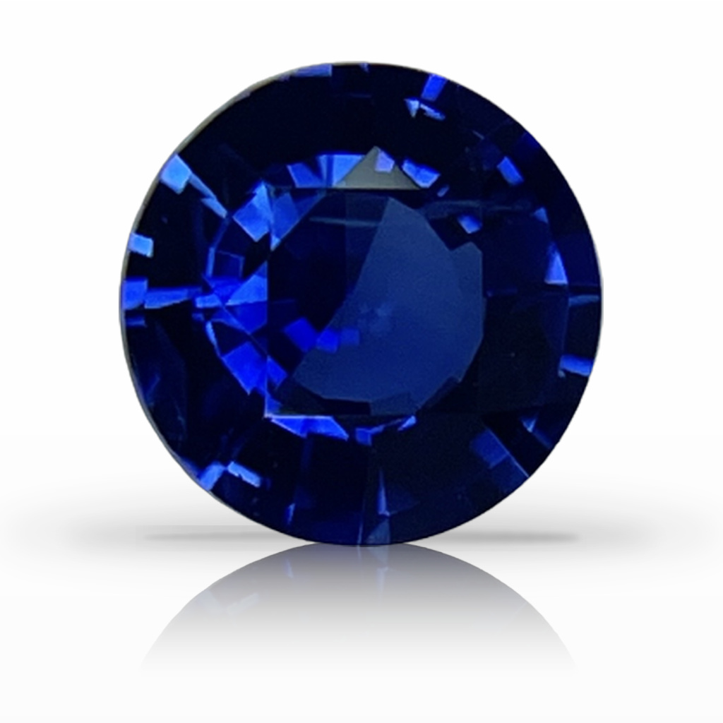 1.16ct Sapphire, Round, Blue, 6.5MM gemstone, 6.5MM, item #5751