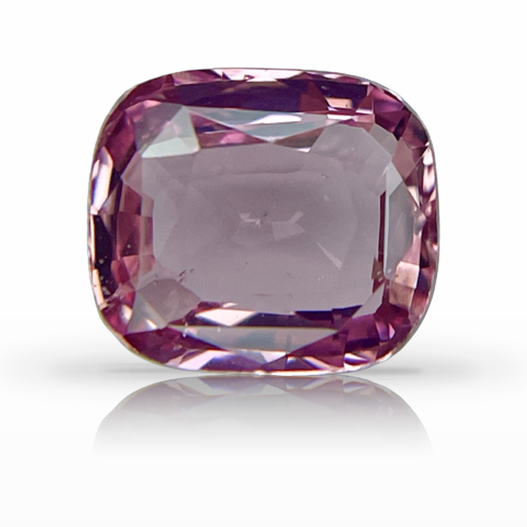 2.50ct Padparadscha, Cushion, Peach gemstone, 8.2 x 7.2MM, item #5758