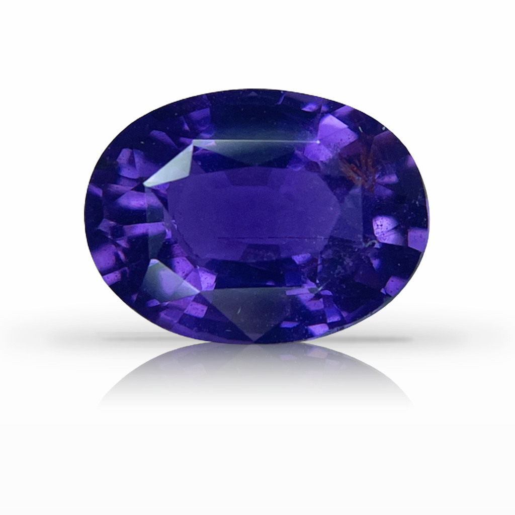 3.10ct Sapphire, Oval, Purple, No Heat gemstone, 10.4 x 7.7MM, item #5760