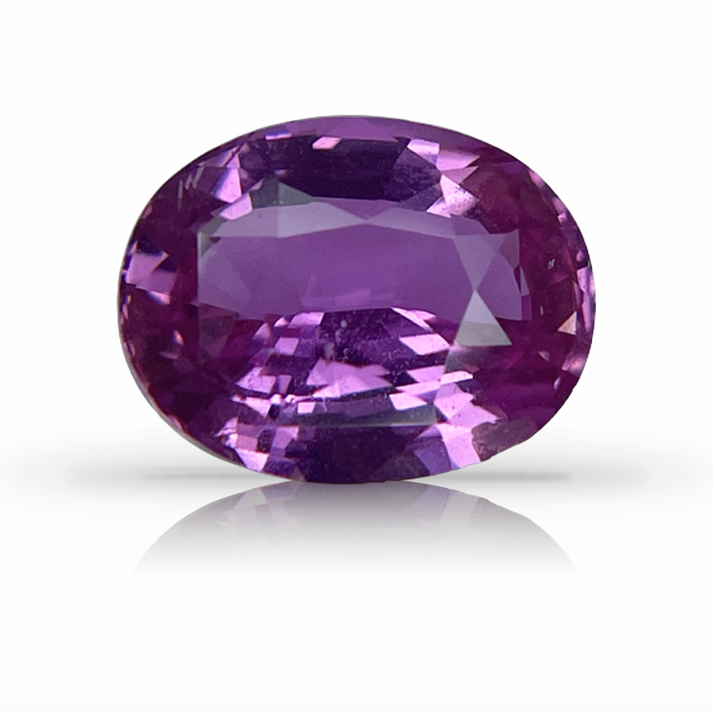 3.05ct Sapphire, Oval, Pink, No Heat gemstone, 9.8 x 7.5MM, item #5762