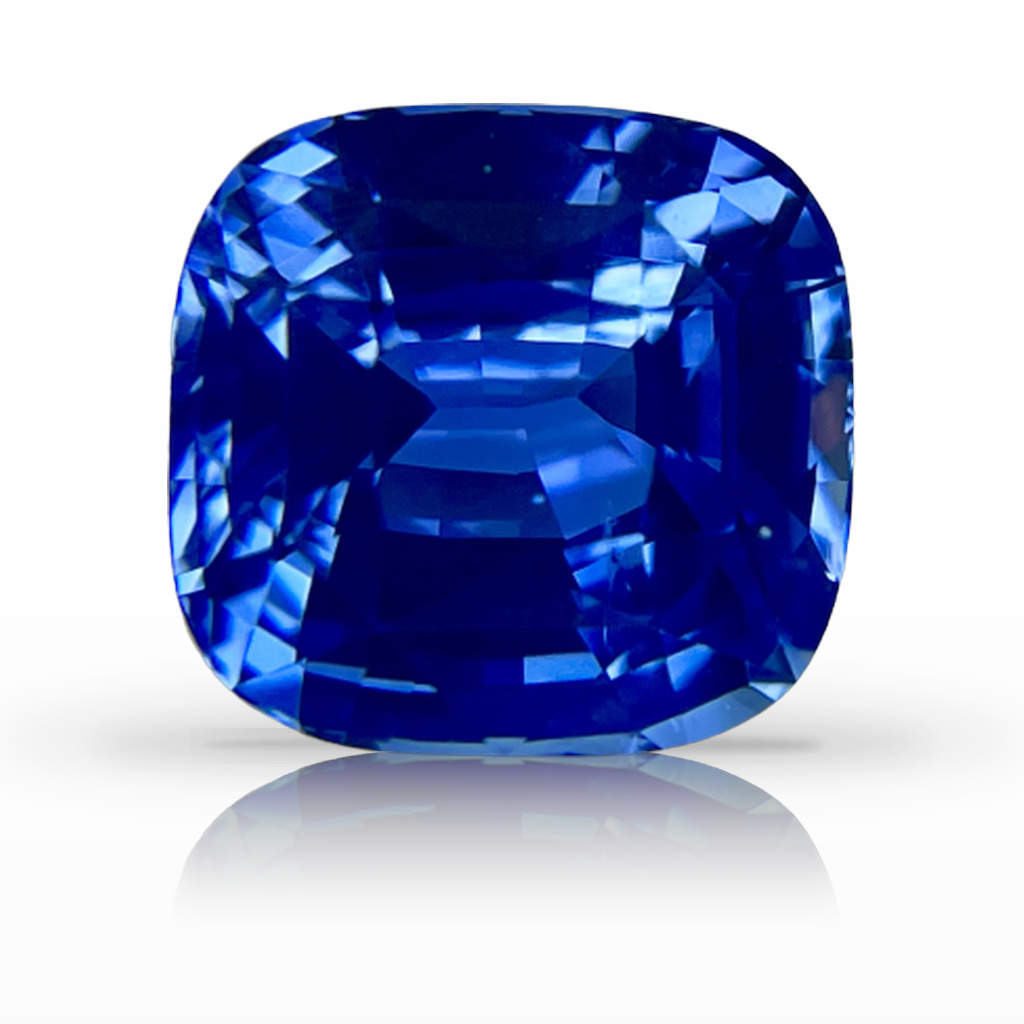 3.54ct Sapphire, Cushion, Blue, No Heat gemstone, 8.5 x 8.1MM, item #5834