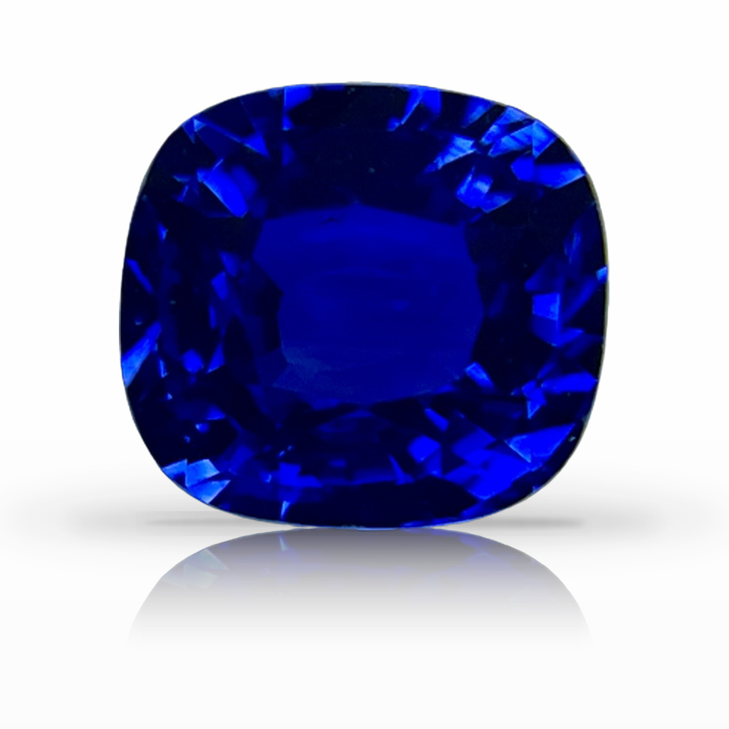 2.53ct Sapphire, Cushion, Blue gemstone, 7.4 x 6.8MM, item #5850
