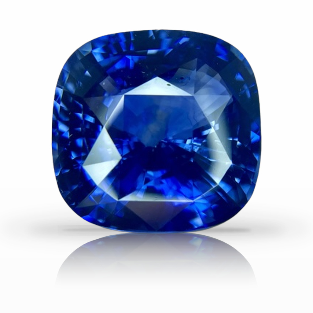 36.16ct Sapphire, Cushion, Blue, No Heat gemstone, 19.1 x 18.9MM, item #5865