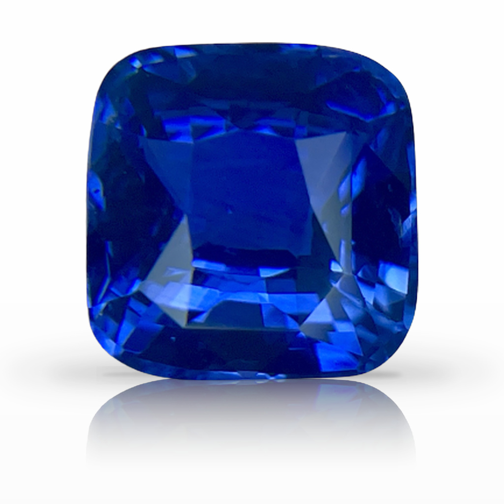 5.02ct Sapphire, Cushion, Blue gemstone, 9.3 x 9MM, item #5896