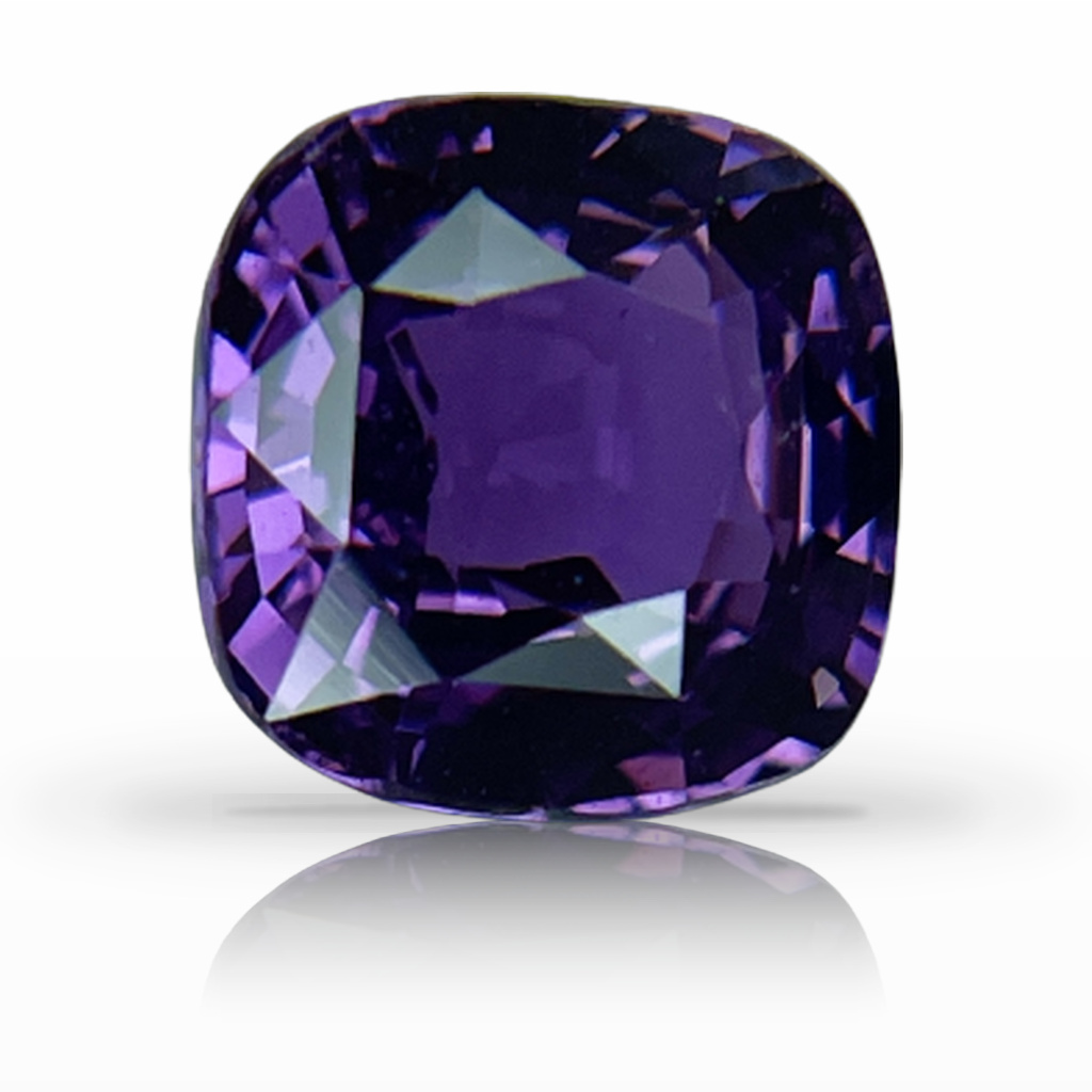 2.00ct Sapphire, Cushion, Purple, No Heat gemstone, 6.9MM, item #5918