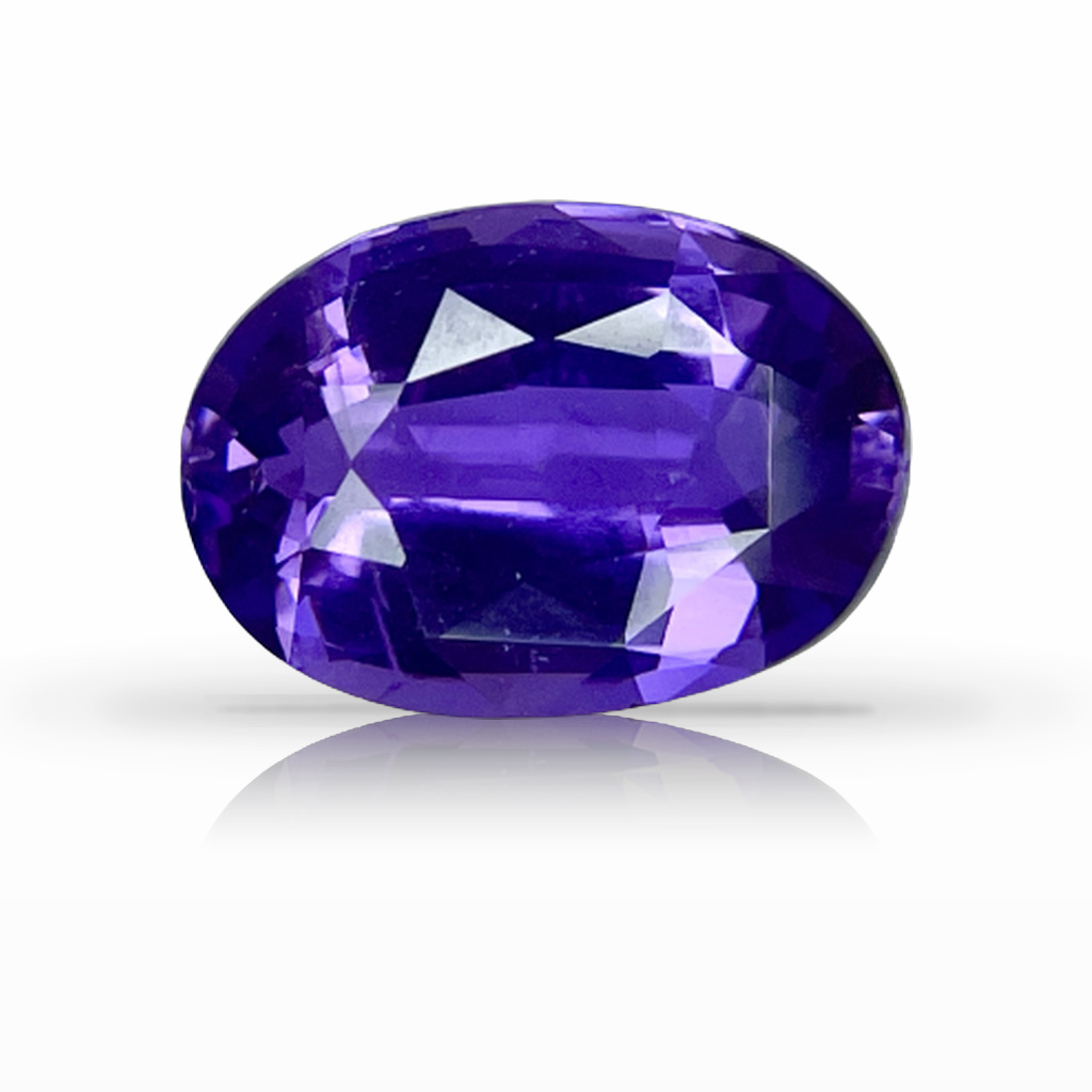 3.01ct Sapphire, Oval, Purple, No Heat gemstone, 10.1 x 7.1MM, item #5921