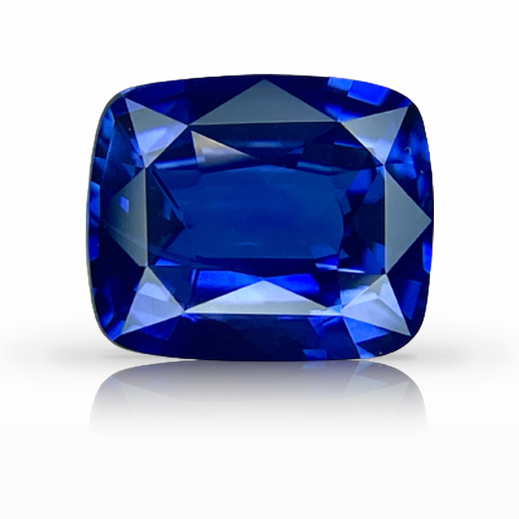 3.04ct Sapphire, Cushion, Blue gemstone, 8.9 x 7.4MM, item #5933
