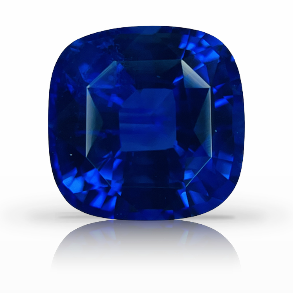 6.11ct Sapphire, Cushion, Blue gemstone, 10.2 x 10.1MM, item #5936