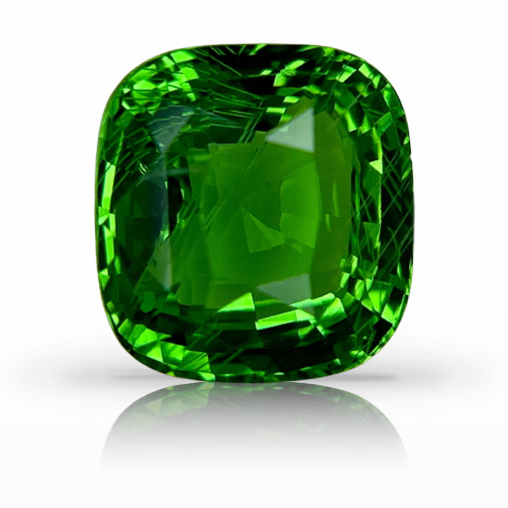 3.02ct Tsavorite, Cushion, Green, No Heat gemstone, 8 x 7.7MM, item #5979