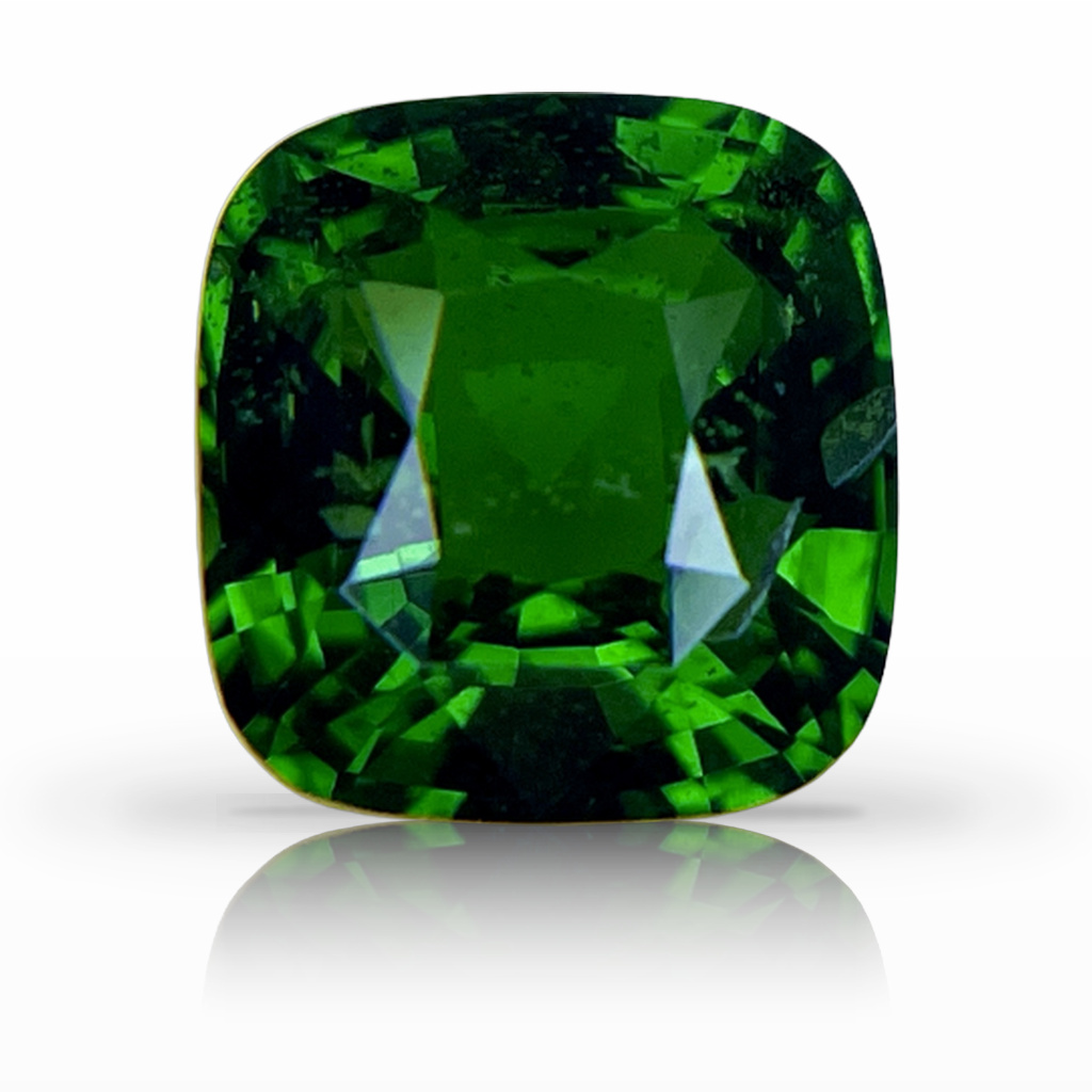 2.58ct Tsavorite, Cushion, Green, No Heat gemstone, 8 x 6.7MM, item #5981