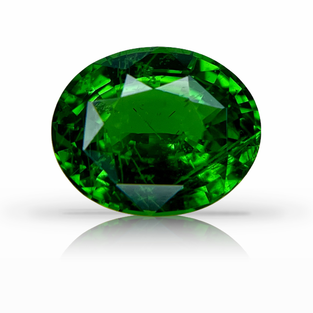 2.21ct Tsavorite, Oval, Green, No Heat gemstone, 8.7 x 7.2MM, item #5984
