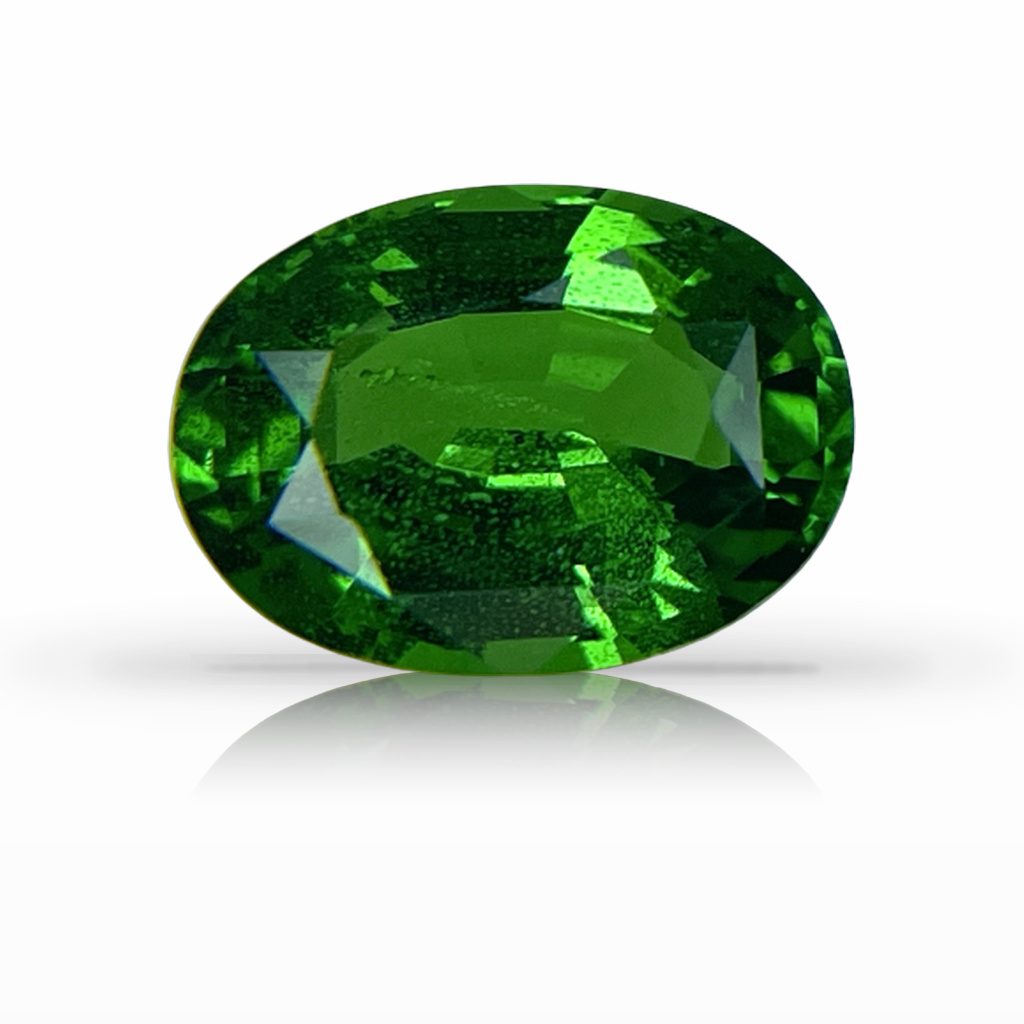 2.00ct Tsavorite, Oval, Green, No Heat gemstone, 9 x 6.6MM, item #5987