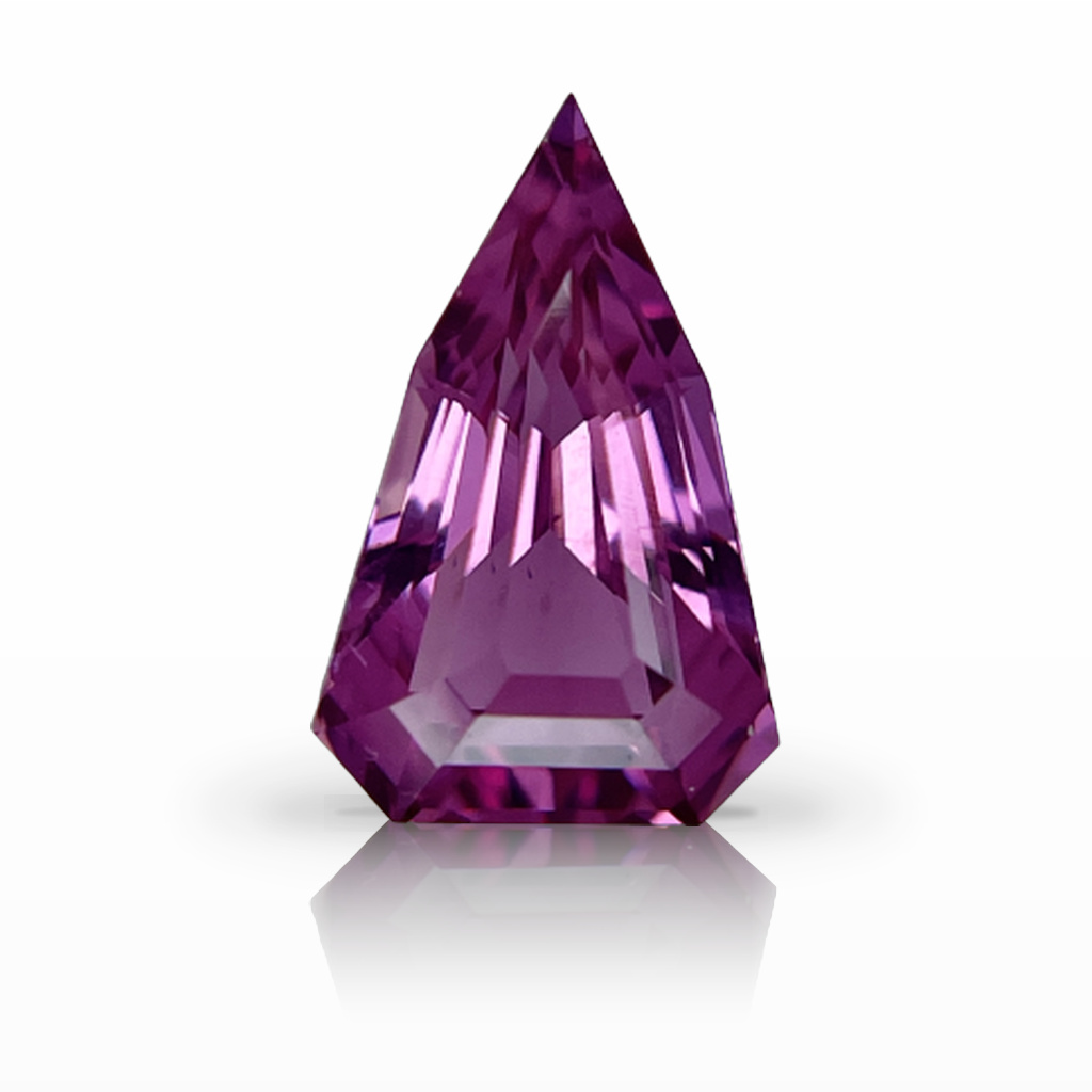 2.03ct Sapphire, Kite, Pink gemstone, 10.3 x 6.5MM, item #5991