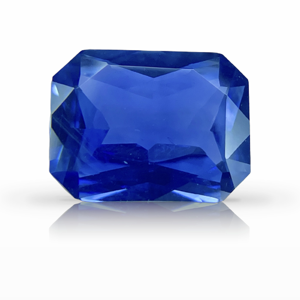 2.60ct Sapphire, Radiant Cut, Blue, No Heat gemstone, 9.9 x 7.6MM, item #6012