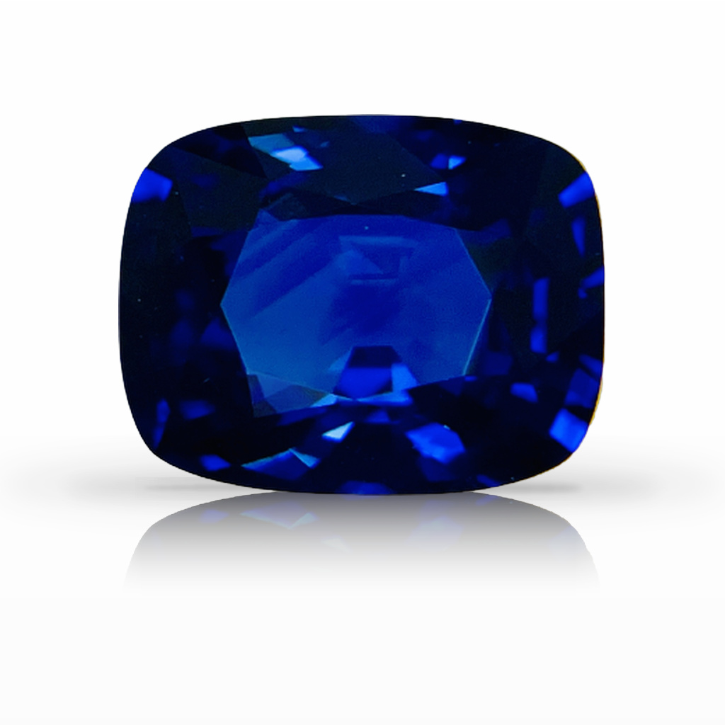 6.45ct Sapphire, Cushion, Blue gemstone, 12 x 9.5MM, item #6020