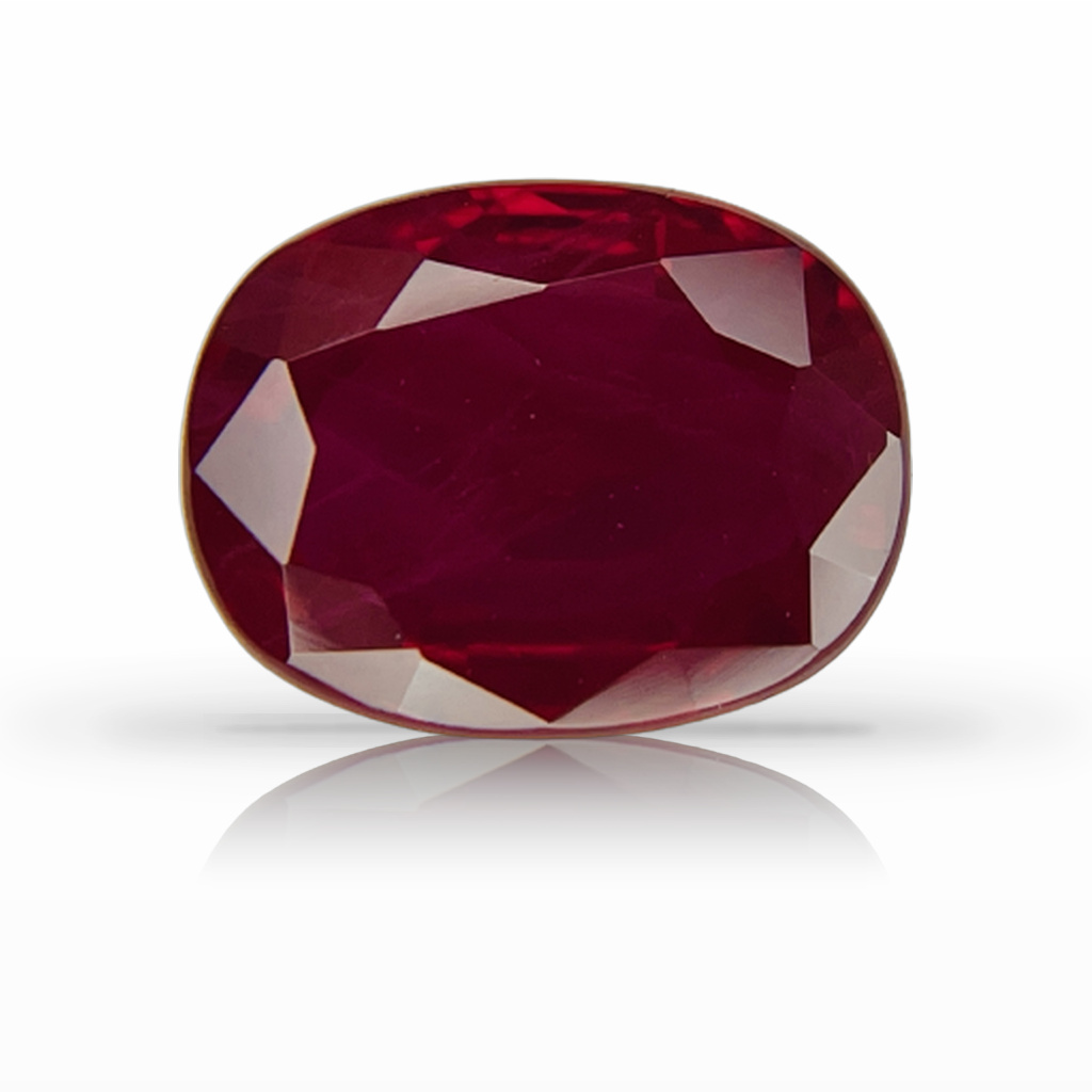 1.97ct Ruby, Cushion, Red, Burma gemstone, 8 x 6.3MM, item #6030