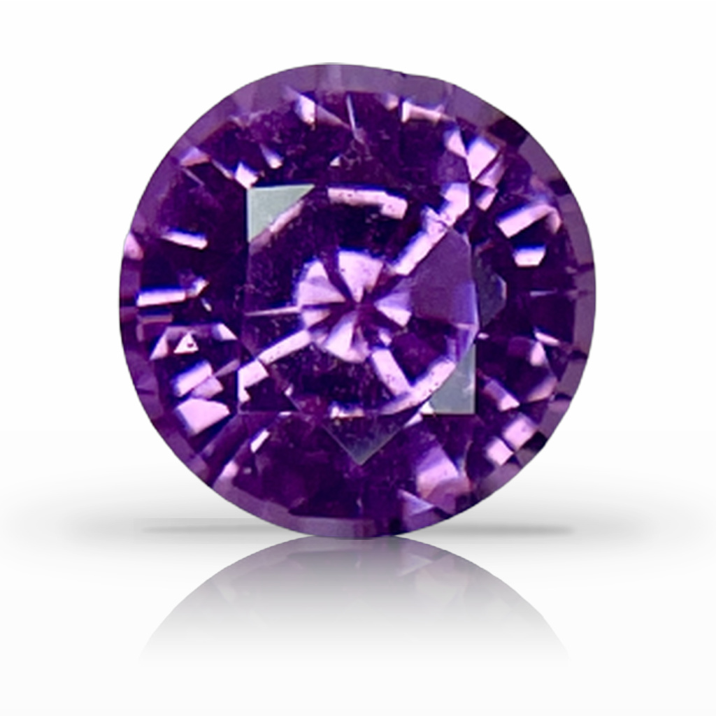 1.27ct Sapphire, Round, Pink, No Heat, 6.5MM gemstone, 6.5MM, item #6045