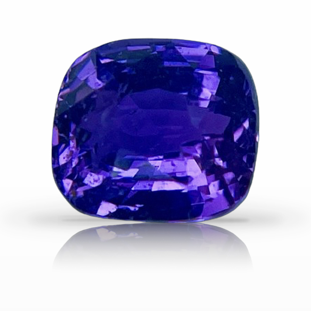 2.01ct Sapphire, Cushion, Purple, No Heat gemstone, 7.1 x 6.4MM, item #6075