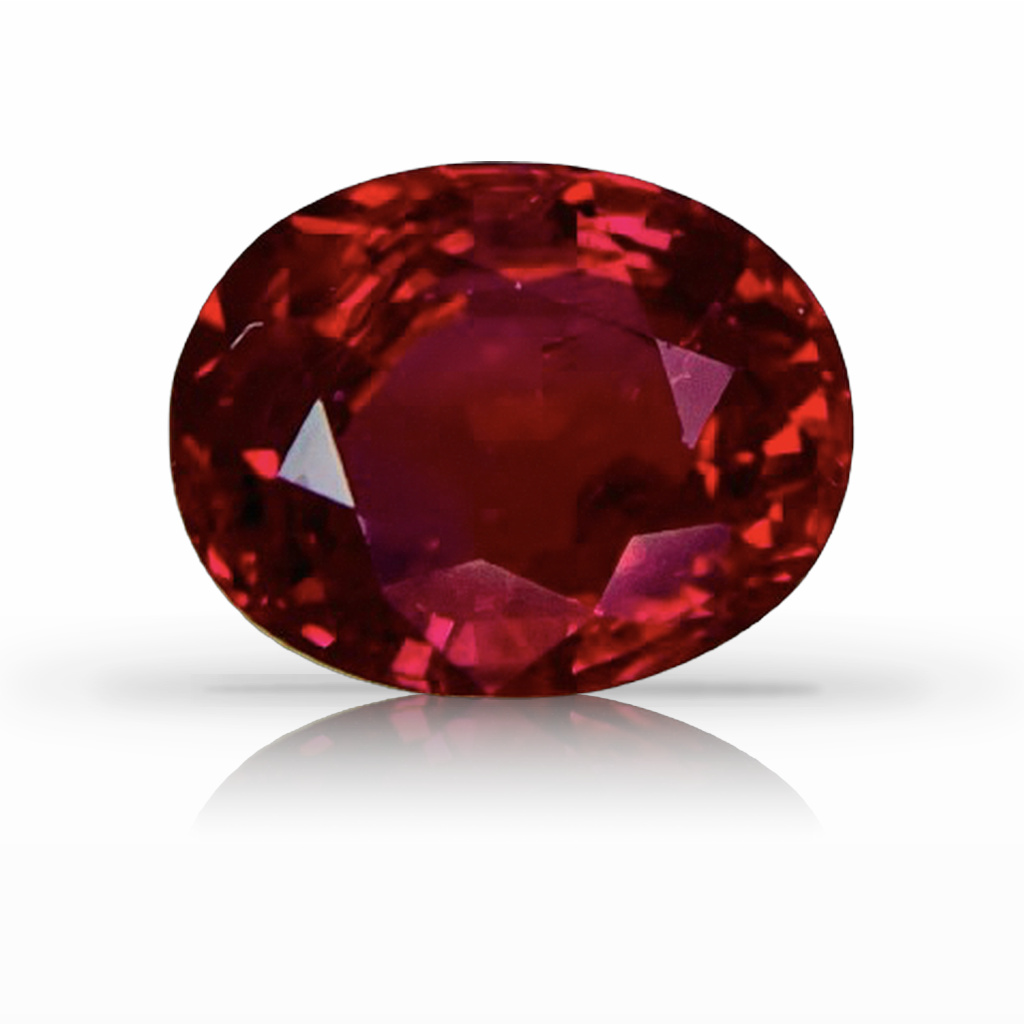 2.72ct Ruby, Oval, Red gemstone, 9 x 7MM, item #6102