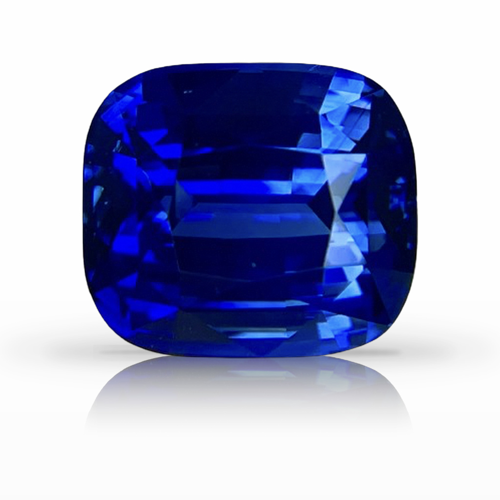 6.09ct Sapphire, Cushion, Blue gemstone, 10.1 x 8.9MM, item #6111