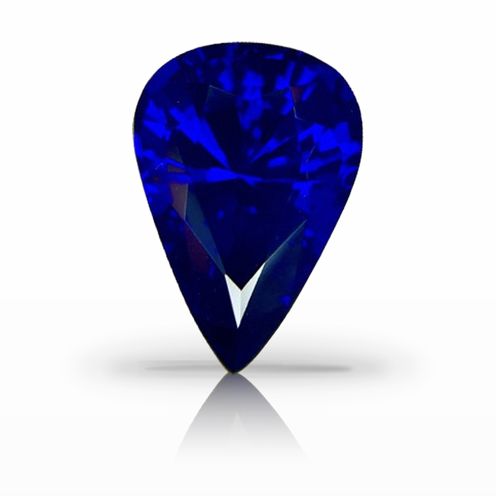10.39ct Sapphire, Pear Shape, Blue gemstone, 16.6 x 11.6MM, item #6162